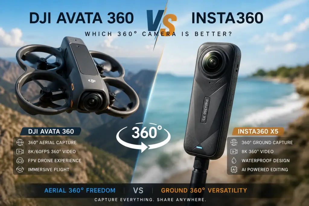 DJI Avata 360 VS Insta360