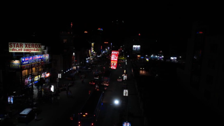 Flying LED Mesh Screens